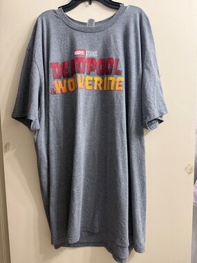 Pacifica Gray Deadpool & Wolverine Graphic Tee